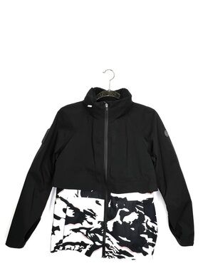 Sweaty Betty Pro Light Ski Jacket Size 6 Waterproof Black Pink Gray Camo New NWT